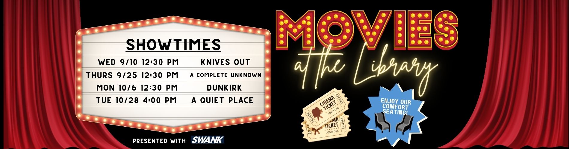 Movies at the Library graphic